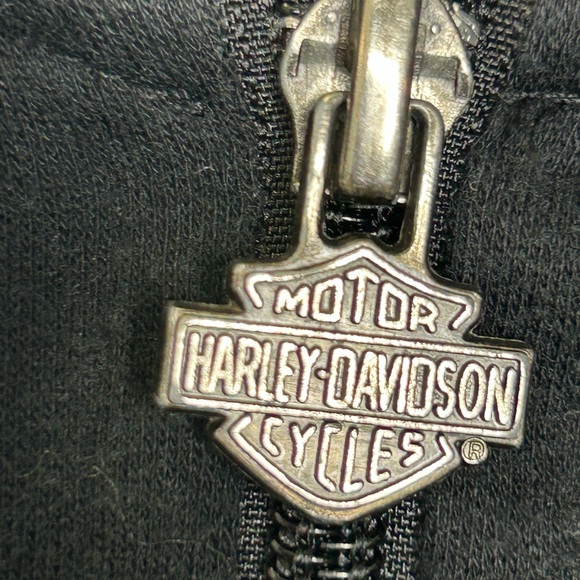 Men's  Harley-Davidson Black Zip-Up Hoodie - Picture 6 of 8